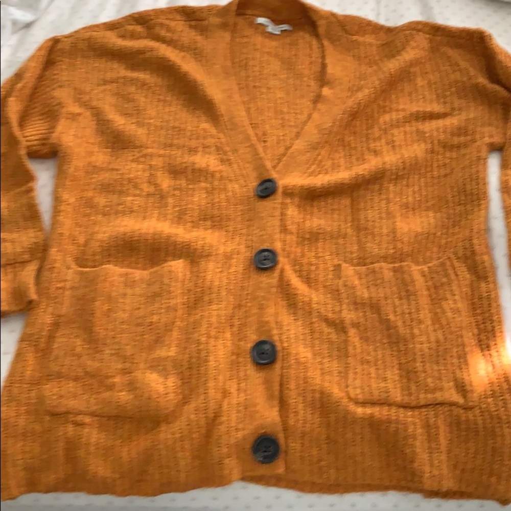 American Eagle Acrylic Cardigan Sweater size small